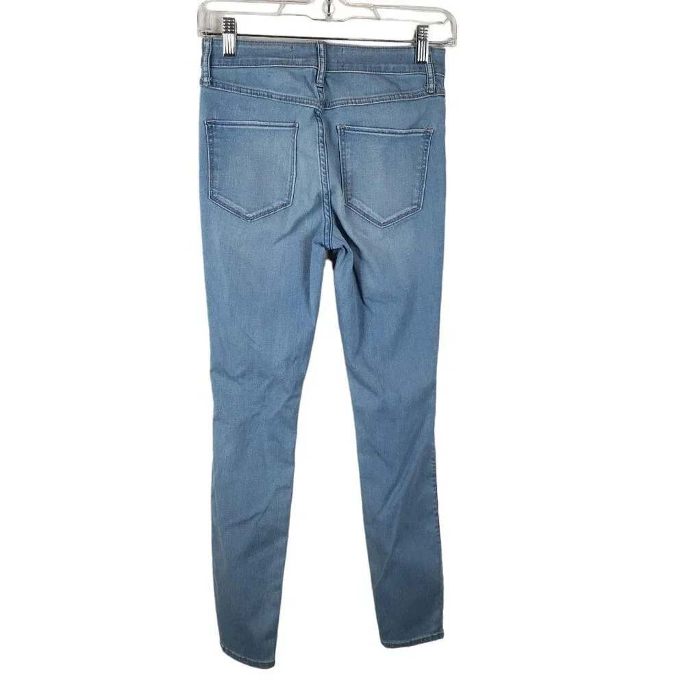 Abercrombie & Fitch Jean Legging Womens 2‎ High Rise Skinny Cotton stretch Denim